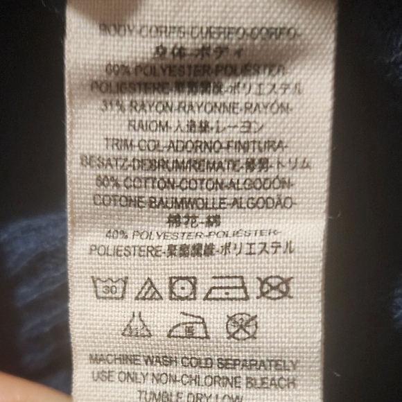 Free People We The Free Must Have Henley OVERSIZED XS Thermal Top Long Sleeve. - Picture 10 of 10